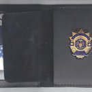 NYPD-Style-Deputy Inspector Plain Mini Badge Wallet (mini Badge Included)