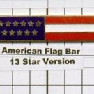 Police Department - American Flag Citation Bar (pin back)