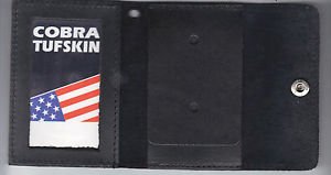 Generic Police/Fire/Security Badge/ID Snap Closure Wallet (Badge Not Included)