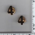 NEW YORK UNDERCOVER Television Show - NYC 4th Precinct Gold Collar Brass Set
