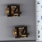 CAGNEY & LACEY Television Show - NYC 14th Precinct Gold Collar Brass Set CAGNEY & LACEY Television Show - NYC 14th Precinct Gold Collar Brass Set