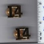 CAGNEY & LACEY Television Show - NYC 14th Precinct Gold Collar Brass Set