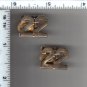 BLUE STEEL feature film from 1990 - NYC 22nd Precinct Gold Collar Brass Set