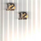 BLUE BLOODS Television Show - NYC 12th Precinct Gold Collar Brass Set BLUE BLOODS Television Show - NYC 12th Precinct Gold Collar Brass Set
