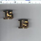 NYPD-BLUE Television Show - NYC 15th Precinct Gold Collar Brass Set (1996-2005) NYPD-BLUE Television Show - NYC 15th Precinct Gold Collar Brass Set (1996-2005)