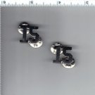 NYPD-BLUE Television Show - NYC 15th Precinct Silver Collar Brass Set (1993-95)