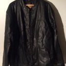 Mens VTG Arizona Faux Leather Jacket Black 3XLT/3XGL Distressed! FAST SHIP!