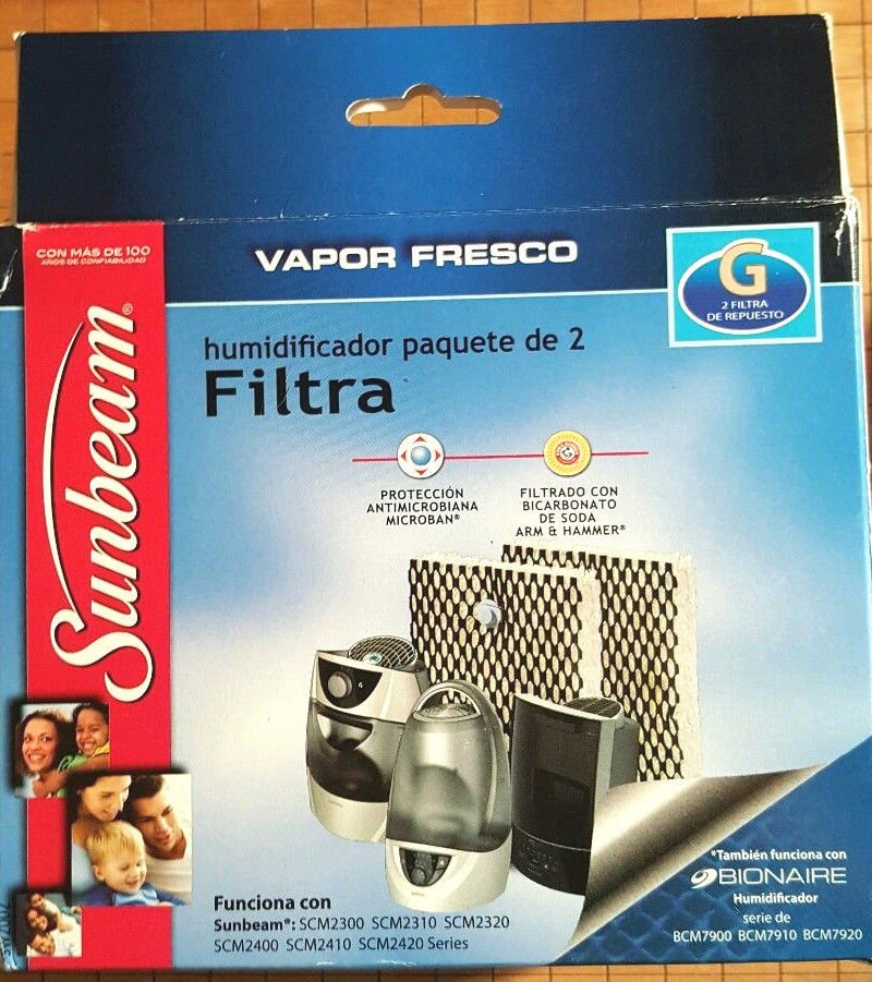 2 Pack Sunbeam Humidifier Replacement Filter SW2002  -NIB