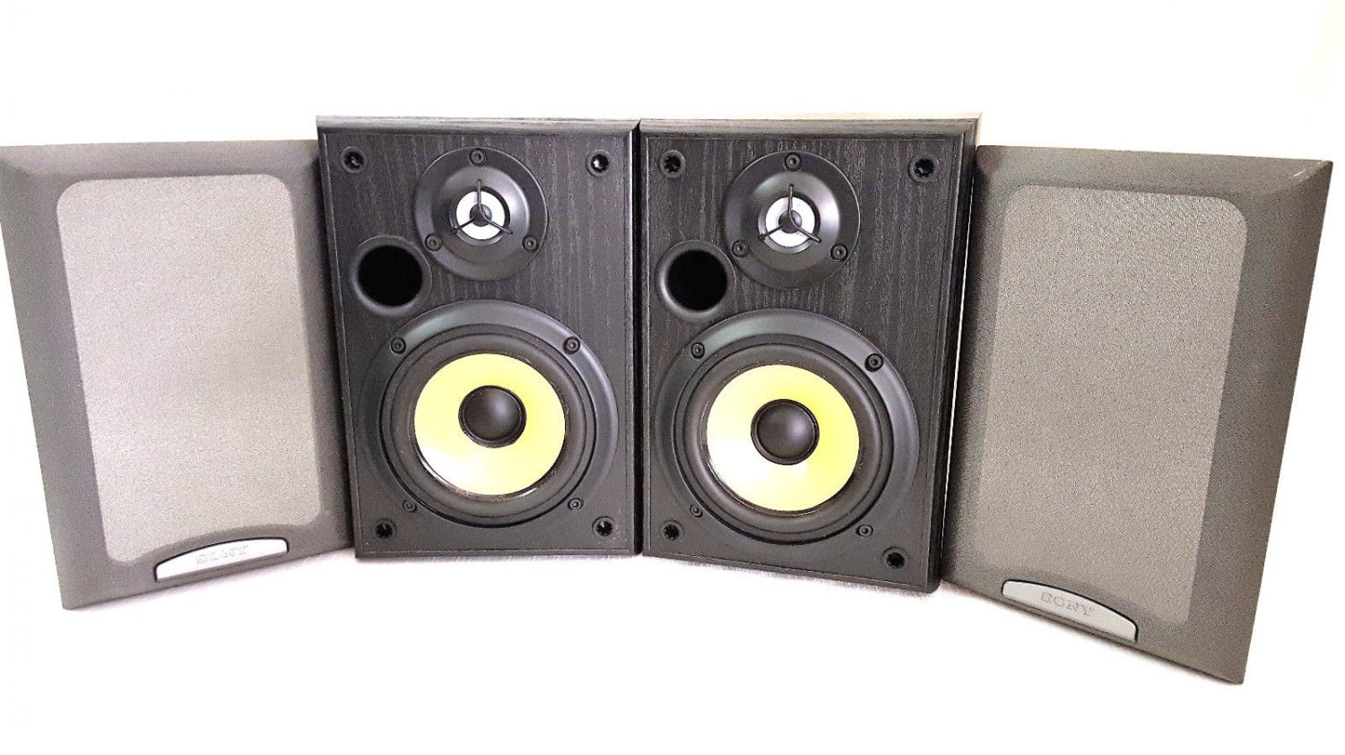Pair Sony SSMB150H Main Stereo Home Theater Bookshelf Speakers 120 Watts