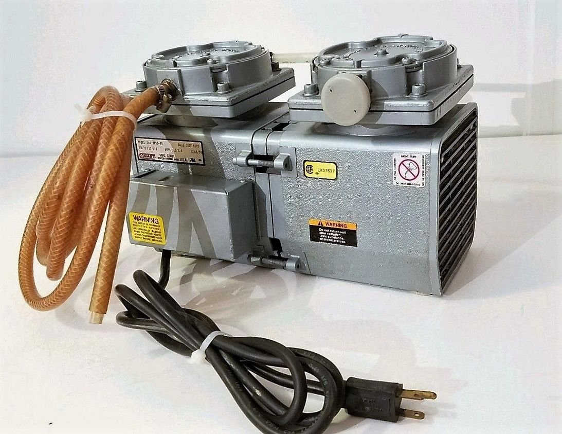 Gast Air Compressor DAA V155EB Laboratory Diaphragm Vacuum Pump Unit