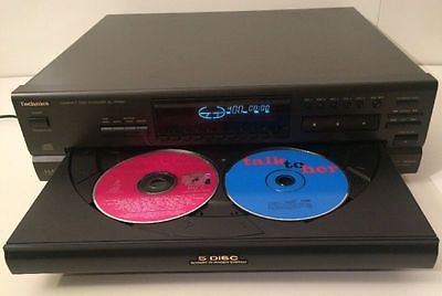 Technics Compact Disc Multi Player Carousel Changer 5 Cd Model SL-PD687 Japan