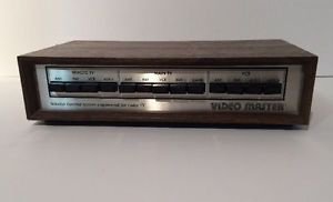 Mr. Video Vintage Master Control Center - Main TV, 2nd TV, VCR, Game Switches