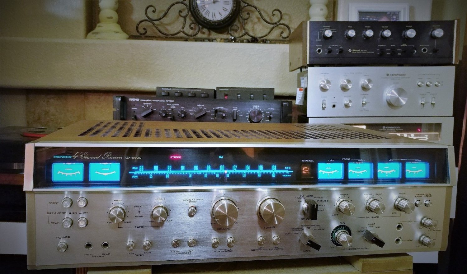 PIONEER QX 9900 Stereo / 4-CHANNEL RECEIVER Quadrophonic High-End Monster