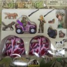 NIB New Ray WILD HUNTING PLAY SET 2 girls dogs ATV blinds turkey duck guns + NEW