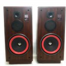 Vintage Cerwin Vega RE-25 10" Floor Standing Speakers Pair - New Foam - Demo Vid