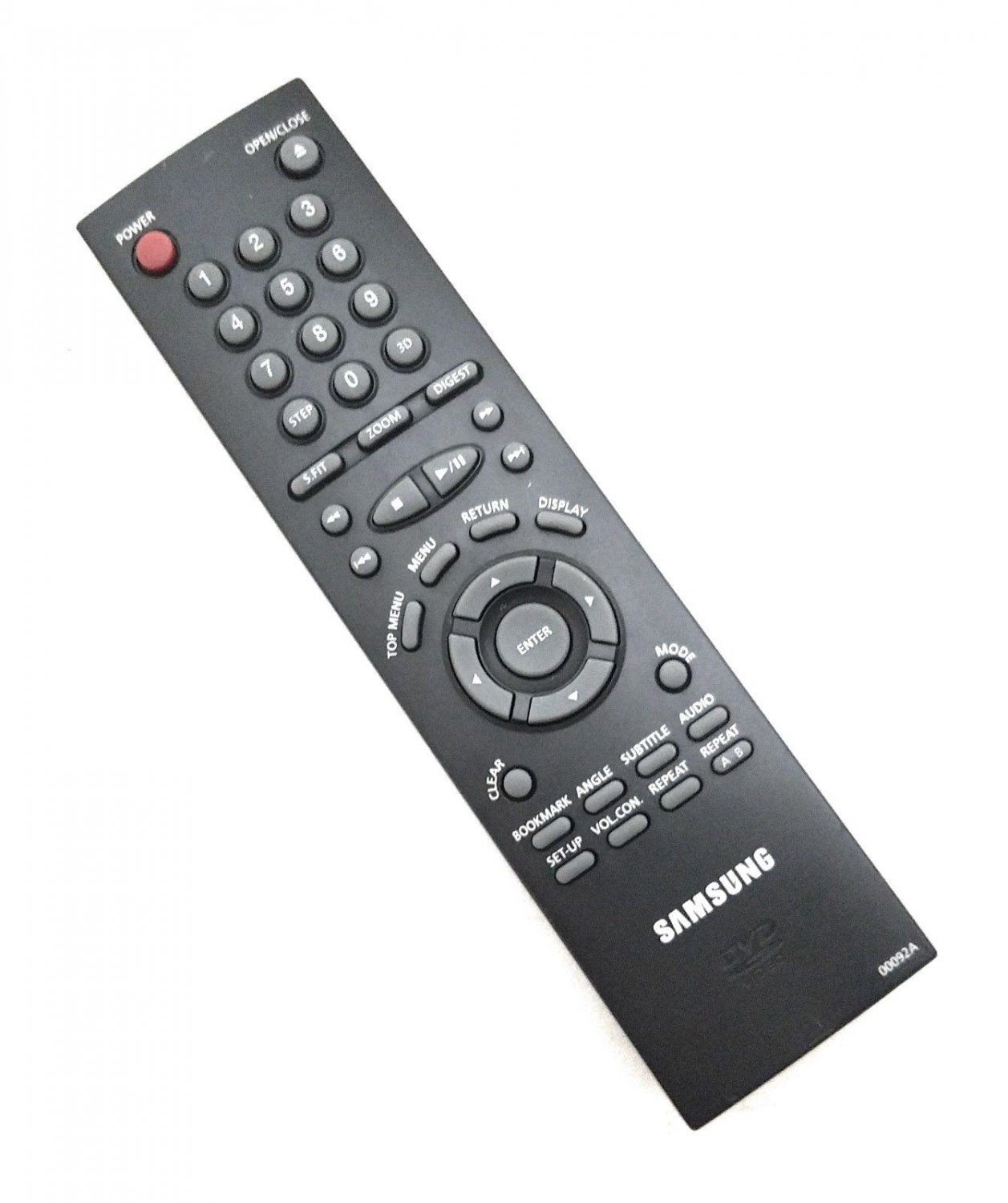 SAMSUNG 00092A DVD REMOTE CONTROL ORIGINAL DVDM201, DVDM101, DVDM205