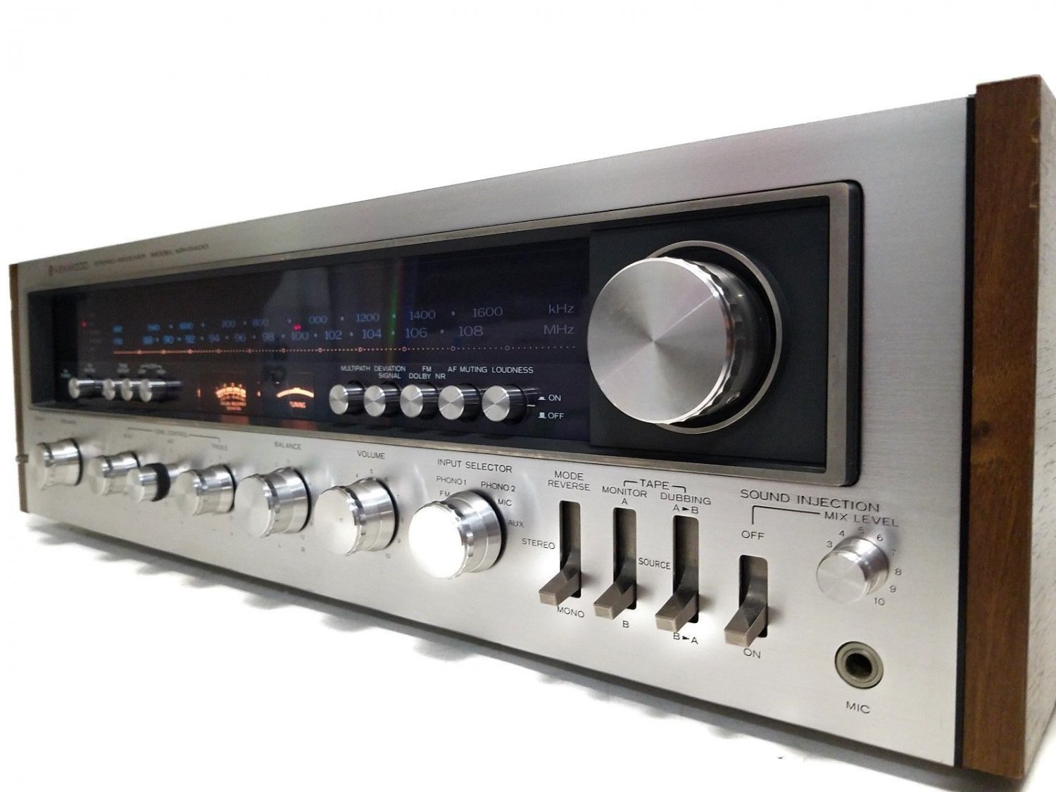 Kenwood KR-9400 Stereophonic Receiver (1975-76) - 120WPC - Sounds Nice ...