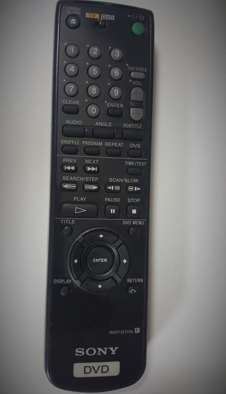 Original Sony RMT-D117A DVD Player Remote Control for DVP-560D DVP-S56 DVP-S560D