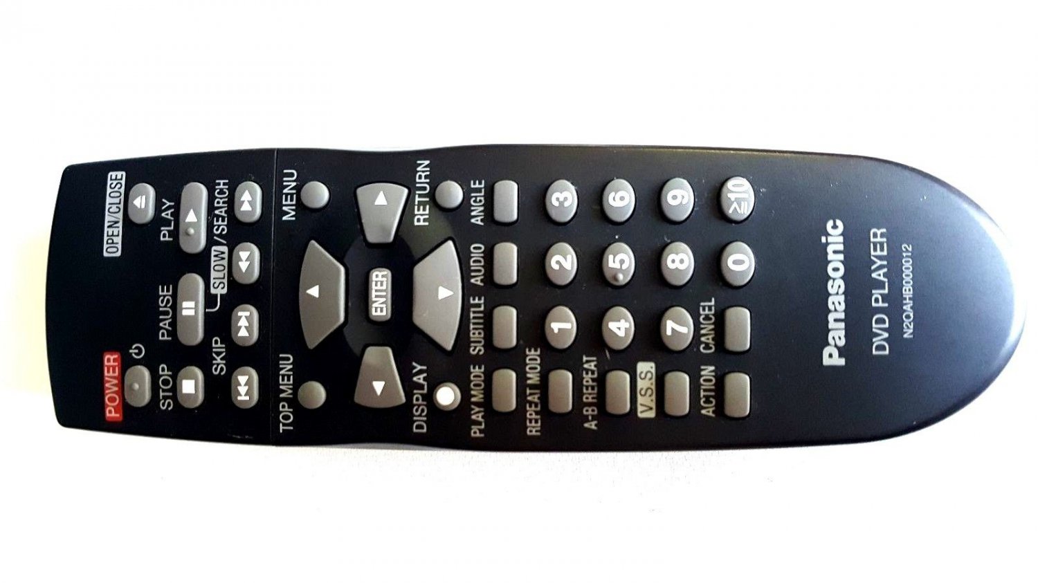 Panasonic N2QAHB000012 Remote Control For DVD Player DVD-RP56 DVD-RV26 DVD-RV31