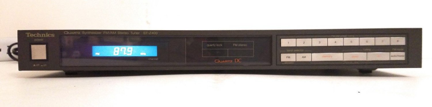 Technics ST-Z400 QUARTZ AM/ FM Stereo Tuner Nice Condition No Remote