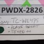 SONY TC-WE475 Dual Stereo Cassette Deck DC Servo High Density