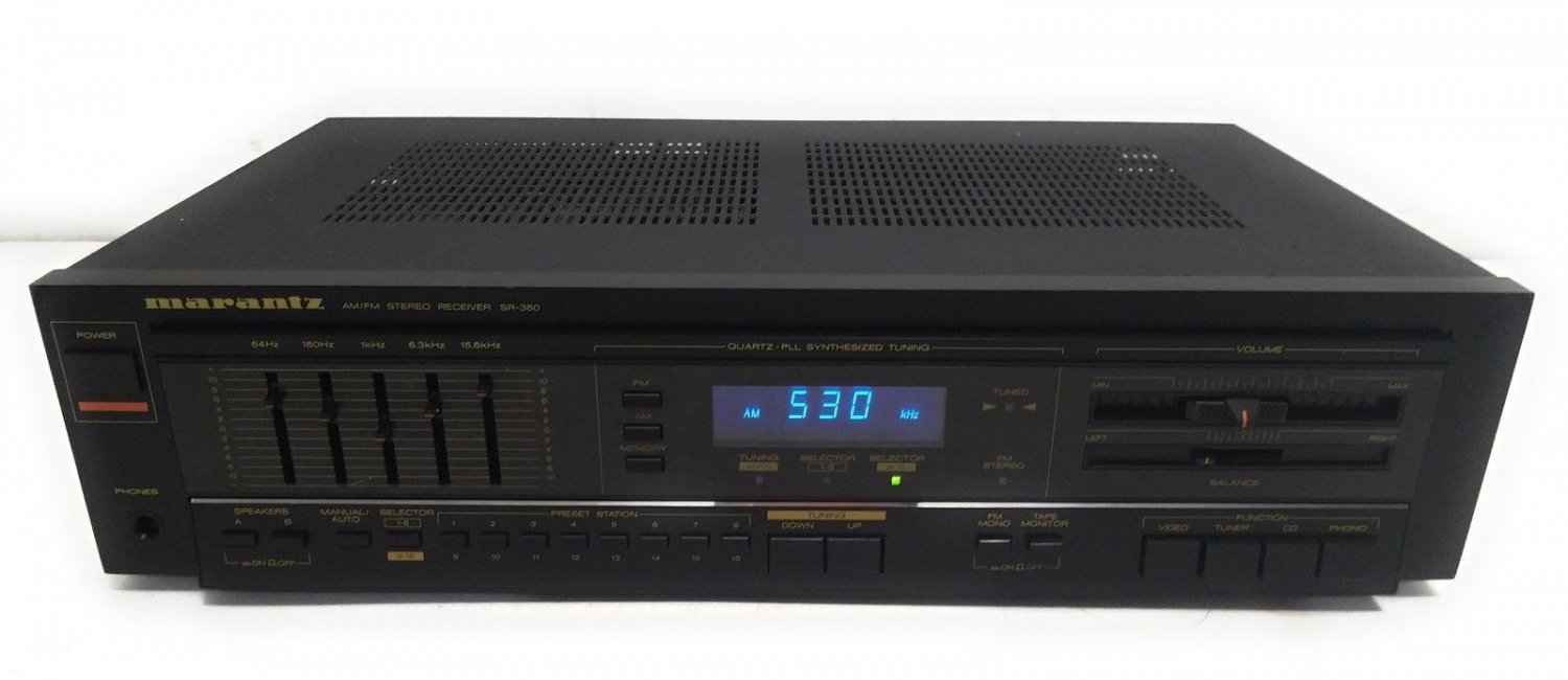 Marantz SR-360 AM/FM Stereo Receiver quartz PLL Synthesized Tuning