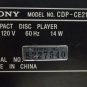 Sony CDP-CE215 Compact Disc Multi Player Changer 5 CD Player Black Fully Tested!