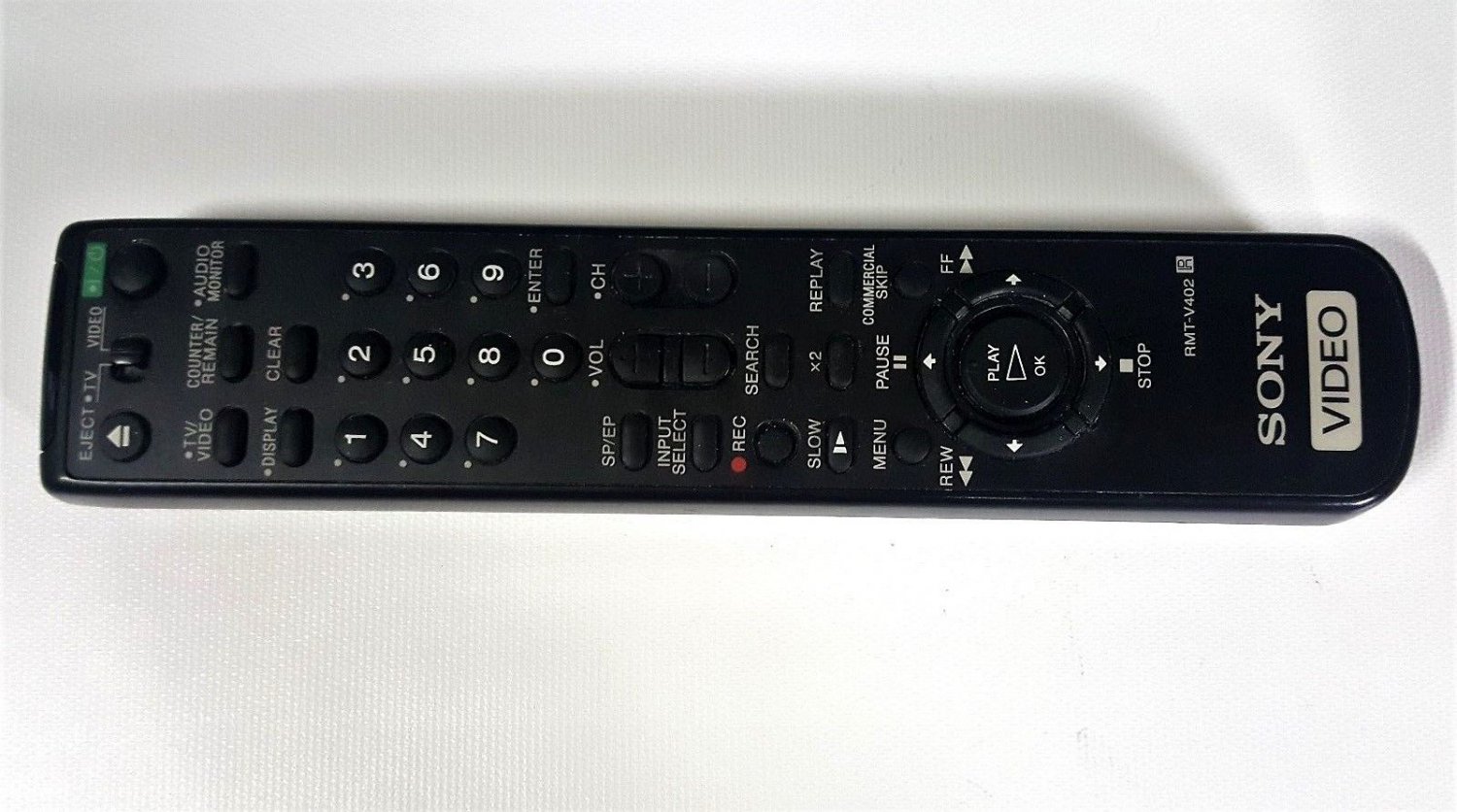 Sony VCR Remote Control RMT-V402 SLV-N500 SLV-N55