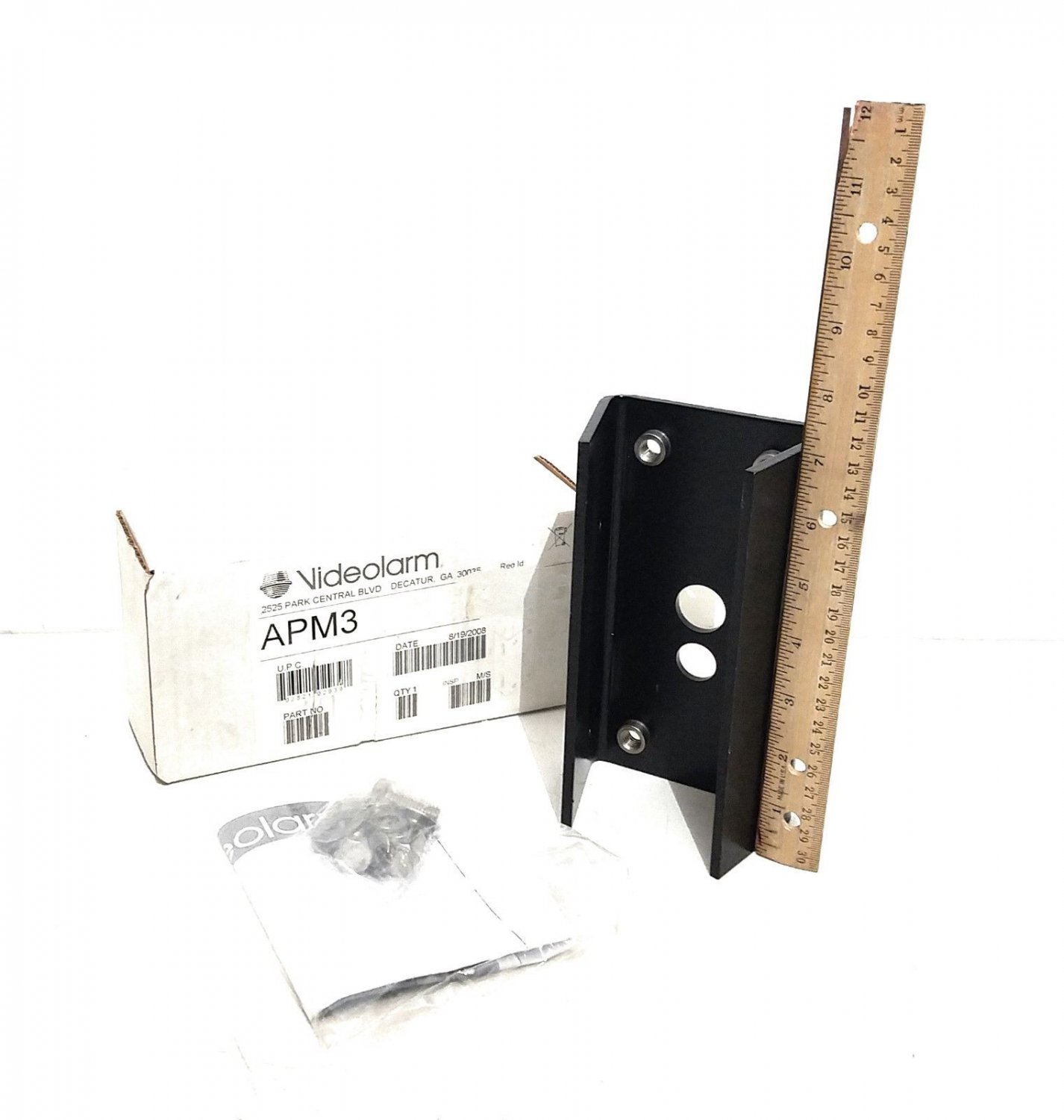 APM3 MOOG Videolarm Pole Mount Adapter Bracket with Female Inserts APM3 Security