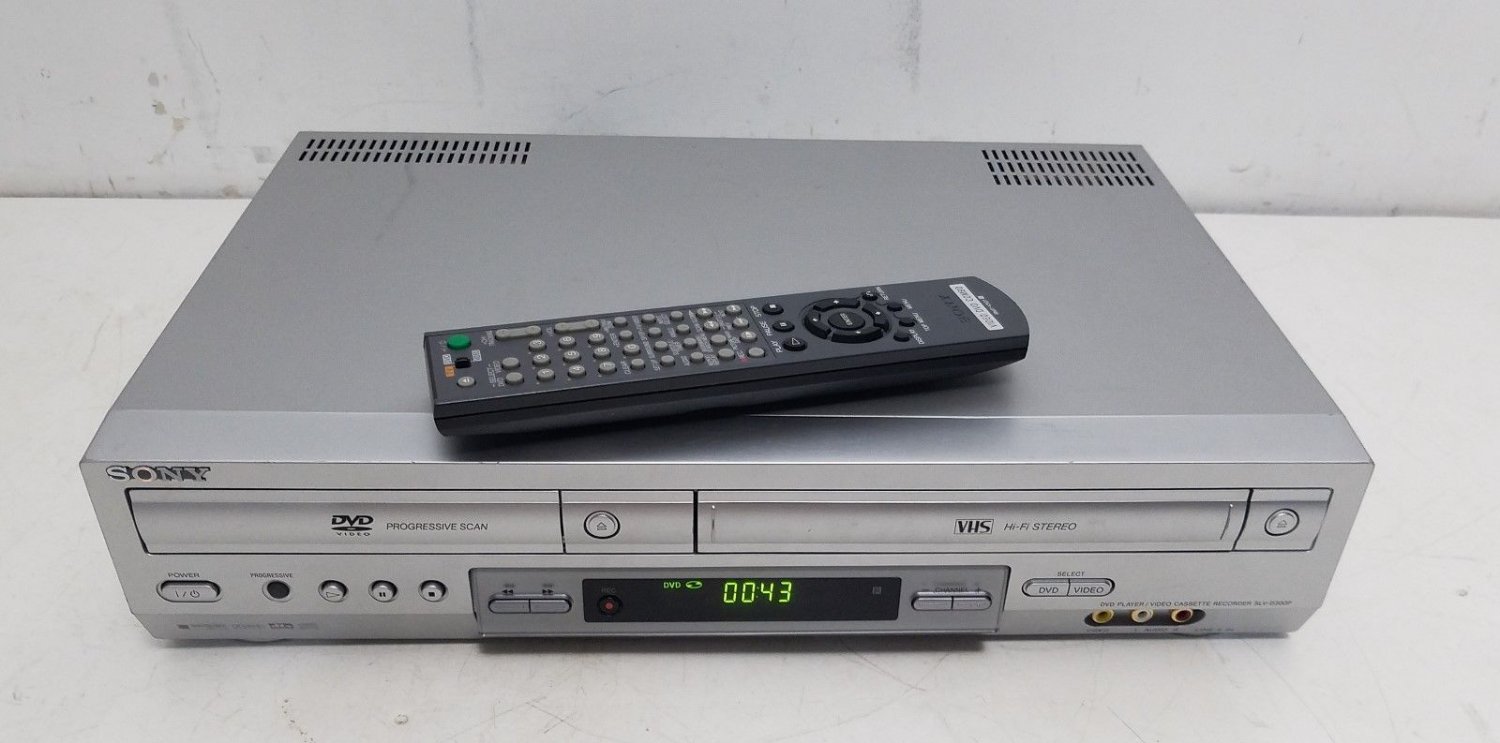 SONY SLV-D300P DVD/VCR Combo w/ Remote! Analog Tuner! TESTED!!