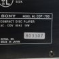 SONY CDP-790 Compact Disc Player - Japan 1990 - Needs Repair