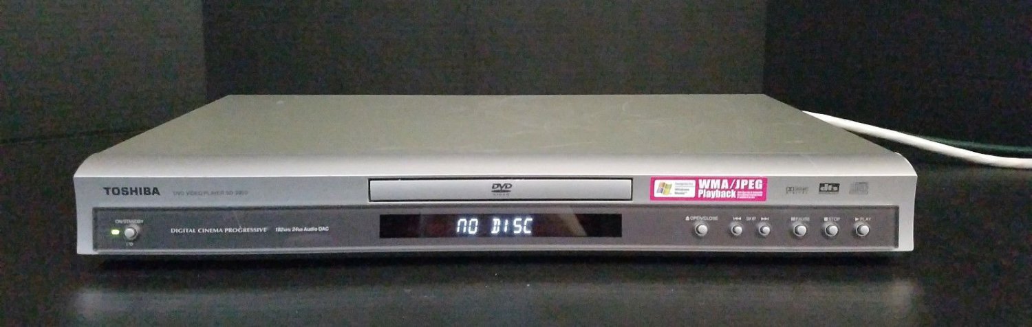 Toshiba SD-3900 DVD Player - Issues with Tray - No Remote