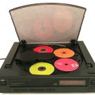 JVC XL-R86bk 5 Disc Top Load Turn Table Style CD Changer - READ