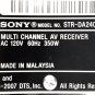 Sony STR DA2400ES 7.1 Channel 100 Watt Receiver - Please Read - Repair *