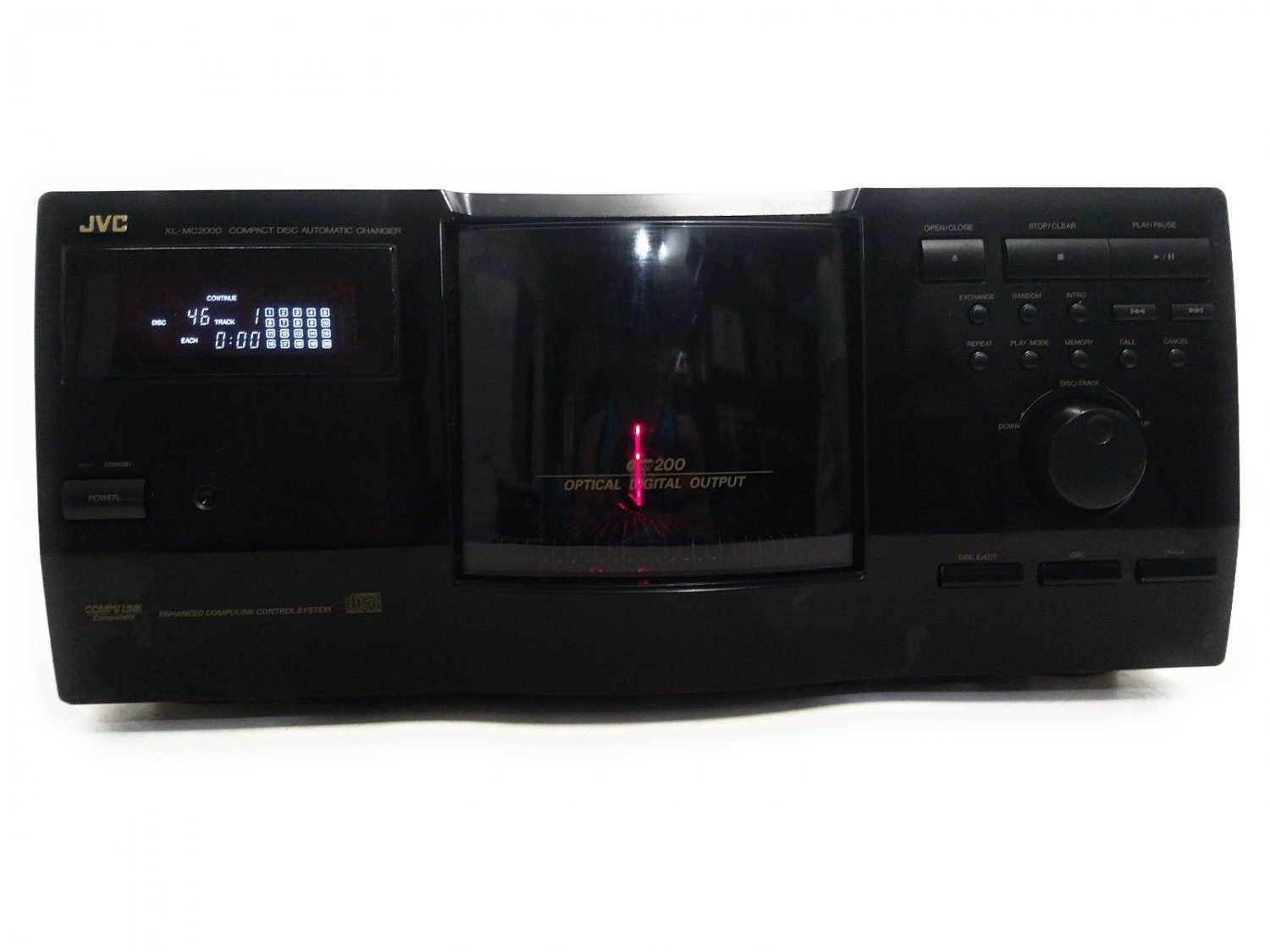 JVC XL-MC2000 Stereo CD Player Holds 200 Discs -  Jog Repair Needed