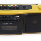 Sony CFM-160 Sport Water Resistant Yellow Boombox - Repair
