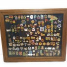 Olympic Enamel Pin Assorted Collection - Most Pins are 1984 Los Angeles  & Case