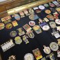 Olympic Enamel Pin Assorted Collection - Most Pins are 1984 Los Angeles & Case