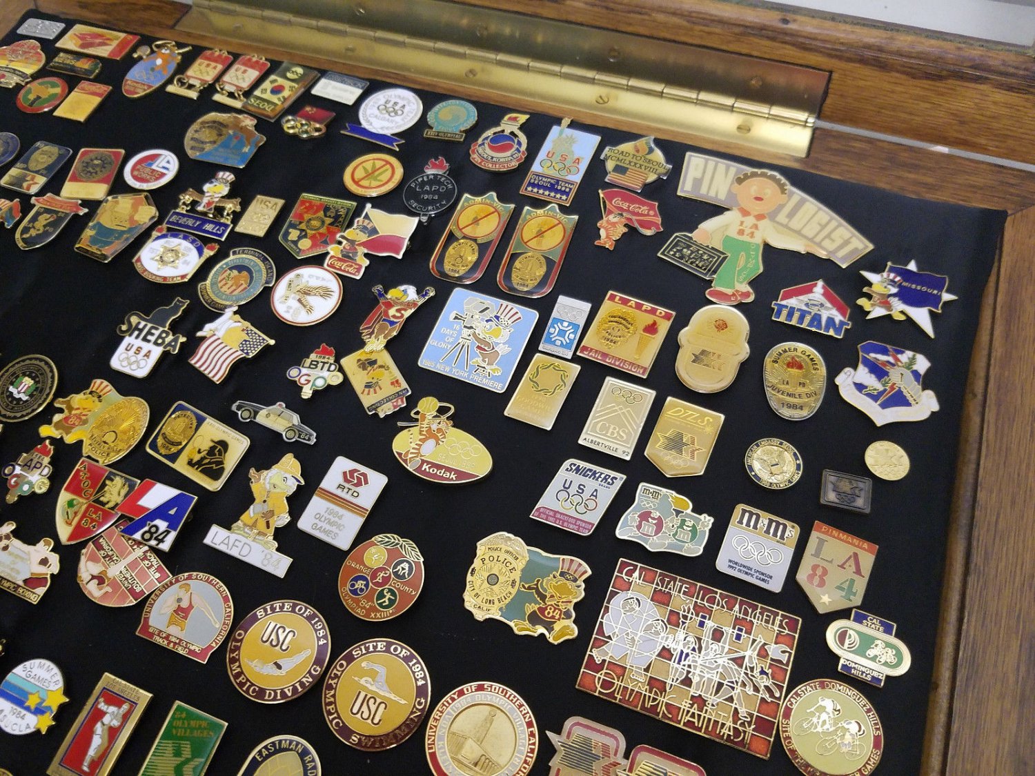 Olympic Enamel Pin Assorted Collection - Most Pins are 1984 Los Angeles