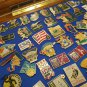 Assorted 1980 & 1984 Olympic Enamel Pin Collection With Oak Glass Display Lot