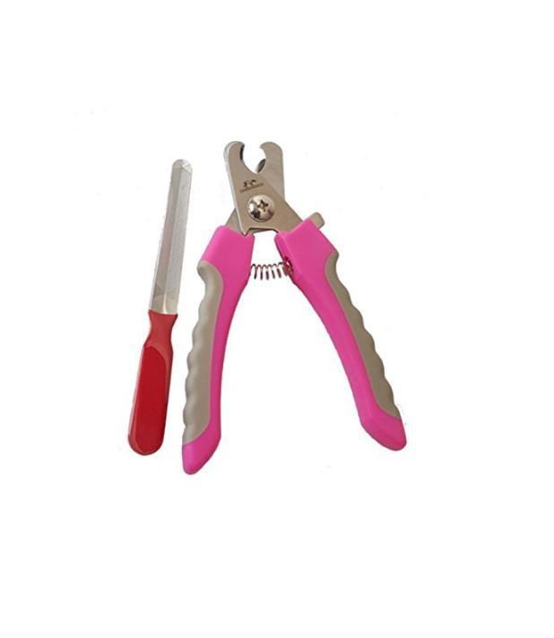 GuberHooch Professional Series Pink Medium-Large Dog Nail Clippers w/ Nail File