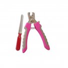 GuberHooch Professional Series Pink Medium-Large Dog Nail Clippers w/ Nail File