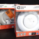 Commercial Electric T67 6 in. Warm White Recessed LED Disk Light Lot of 2