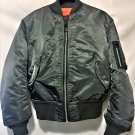 IDEAL MA-1 Flyer's, Man Intermediate Jacket, USAF Size Medium Green Orange