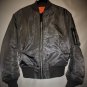 IDEAL MA-1 Flyer's, Man Intermediate Jacket, USAF Size Medium Green Orange