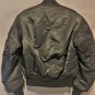 IDEAL MA-1 Flyer's, Man Intermediate Jacket, USAF Size Medium Green Orange