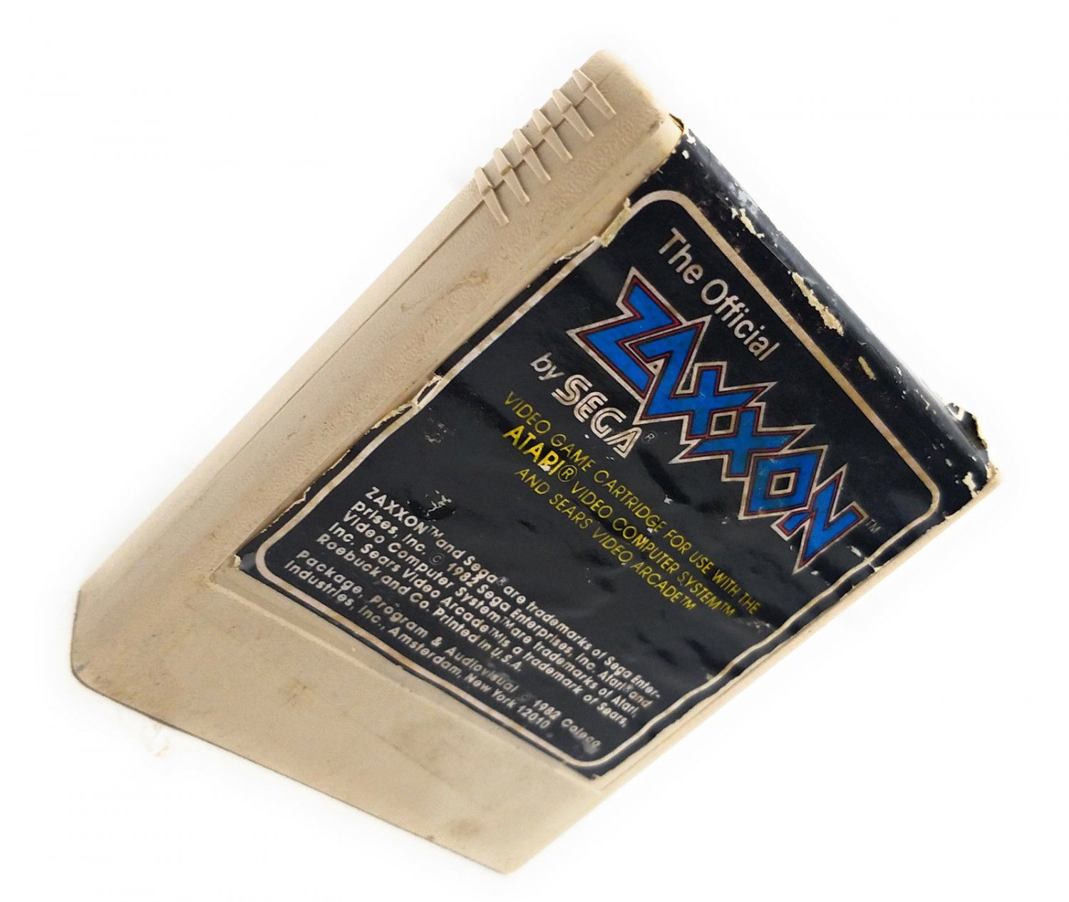 Vintage Zaxxon Atari 2600 Game - Works!