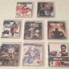 PlayStation 3 Games Mixed Lot Of 8 - Call of Duty, Madden, Nascar, NBA, and More