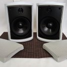 Presidian Pair Indoor / Outdoor Speakers POD-4112 - Tested