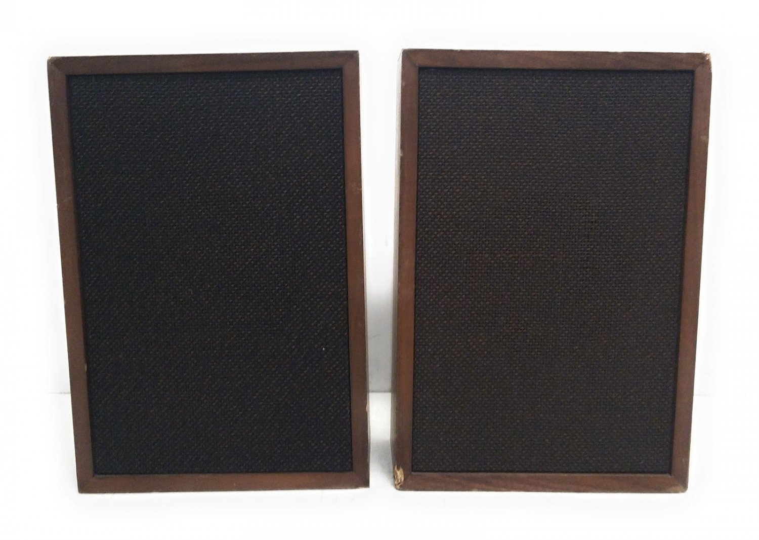 Silvertone 7481 Vintage 8 ohm Speakers Pair - Working -Corner Damage - # 88-6052